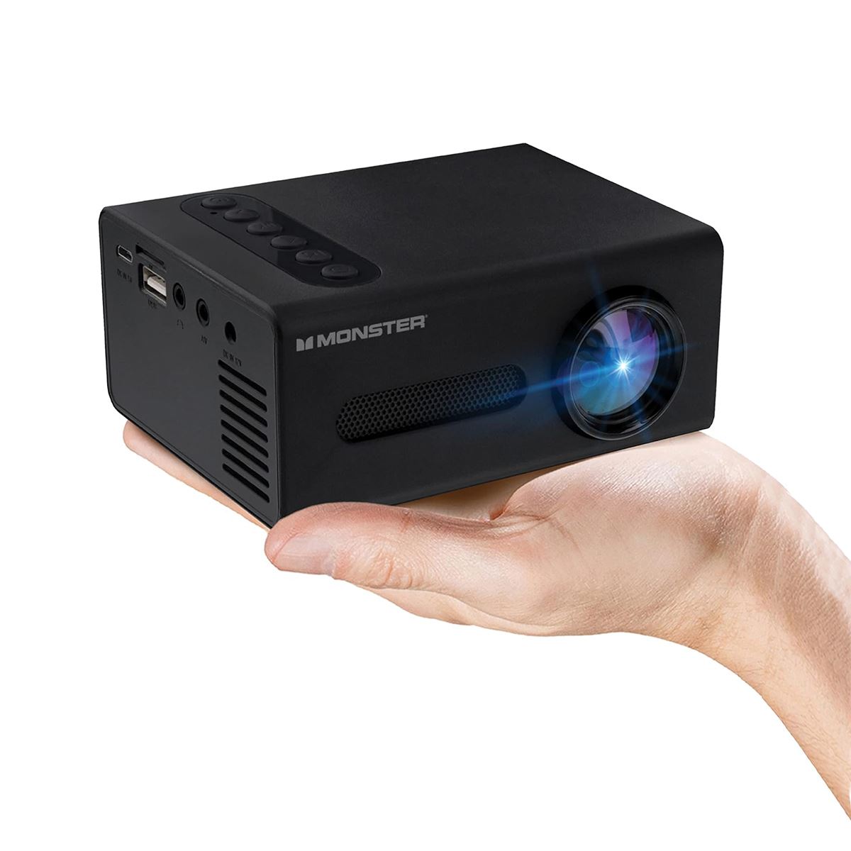 Proyector Mini Monster Negro image number null