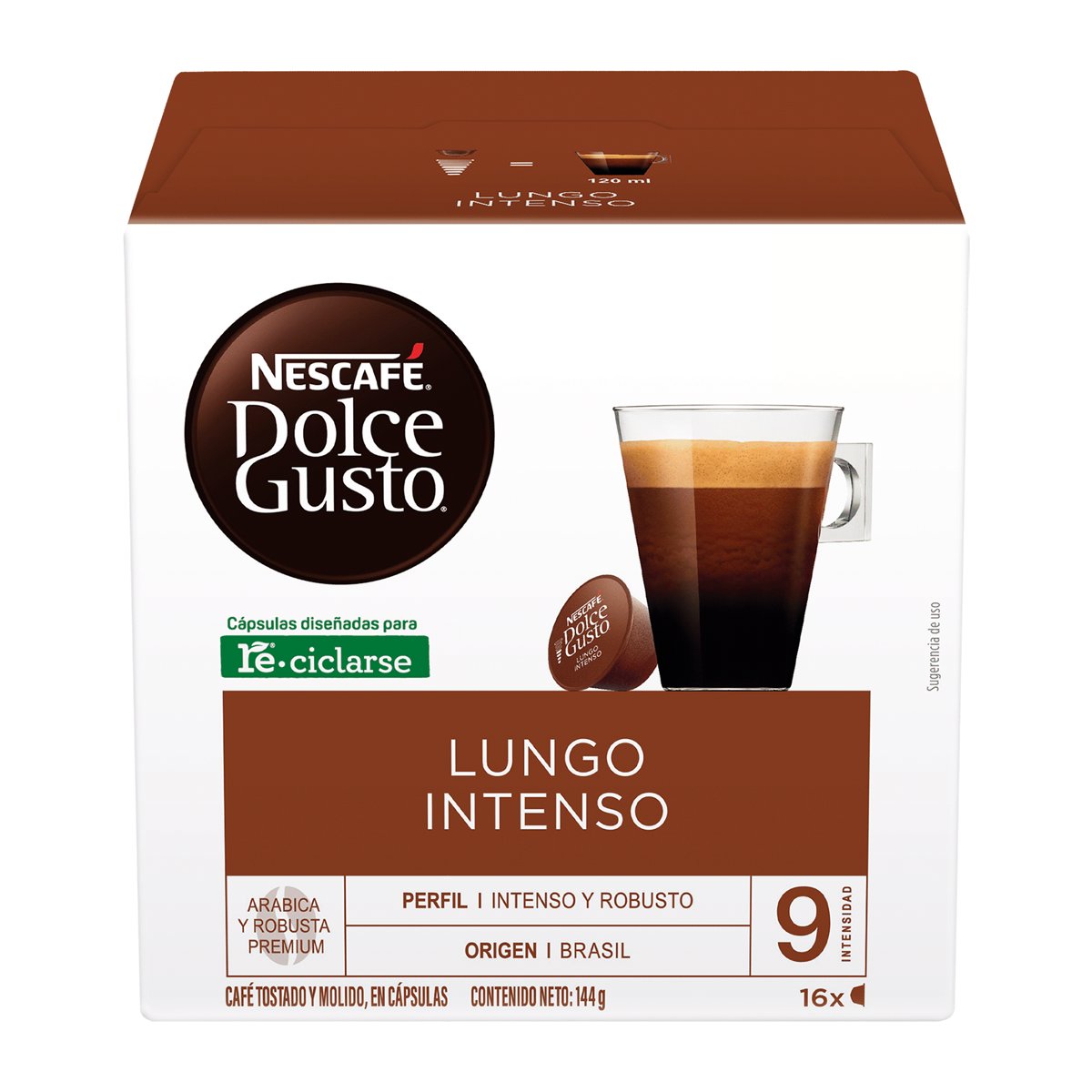 Cápsulas Lungo Intenso 16 piezas image number null
