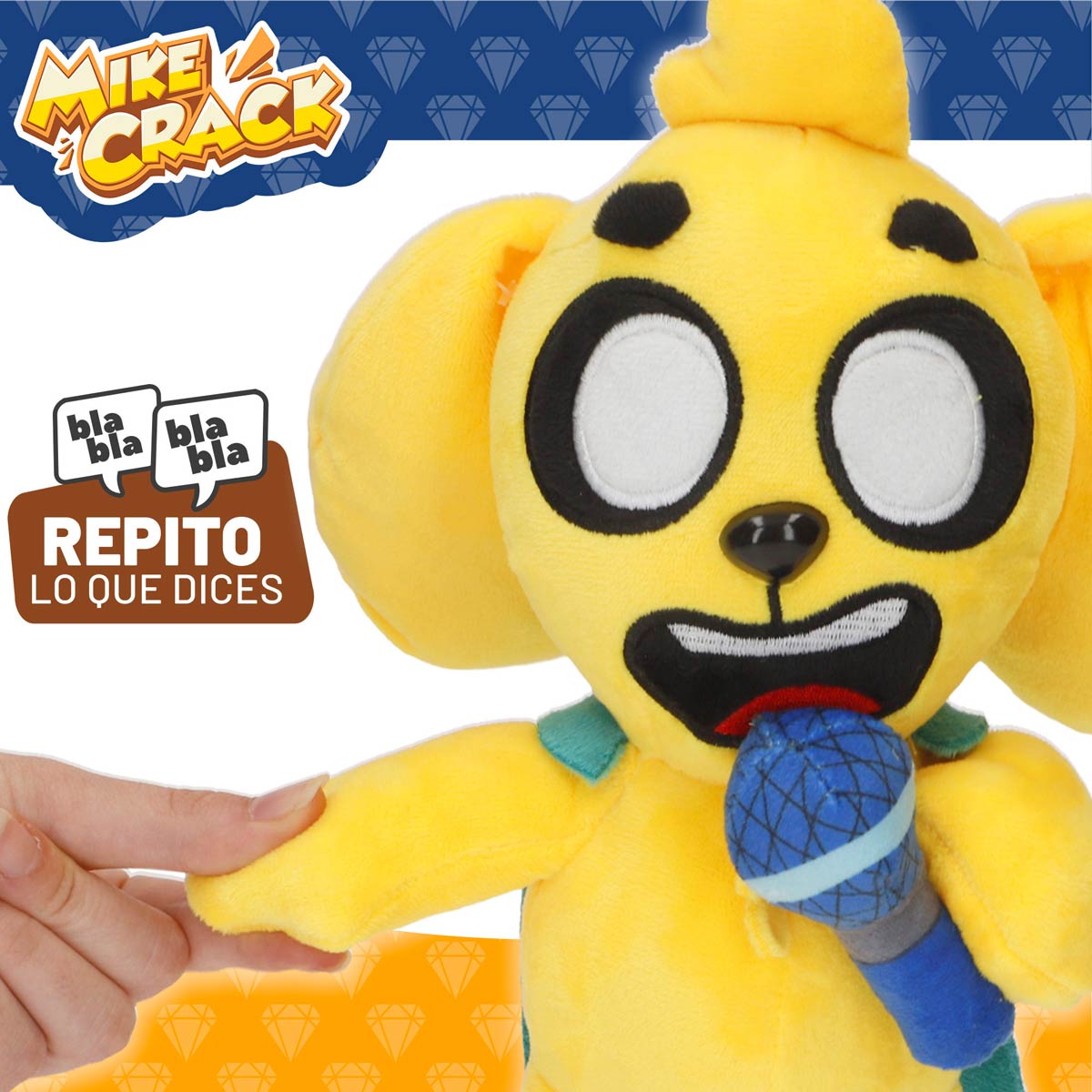 Mike Peluche Interactivo 29cm Mikecrack image number null