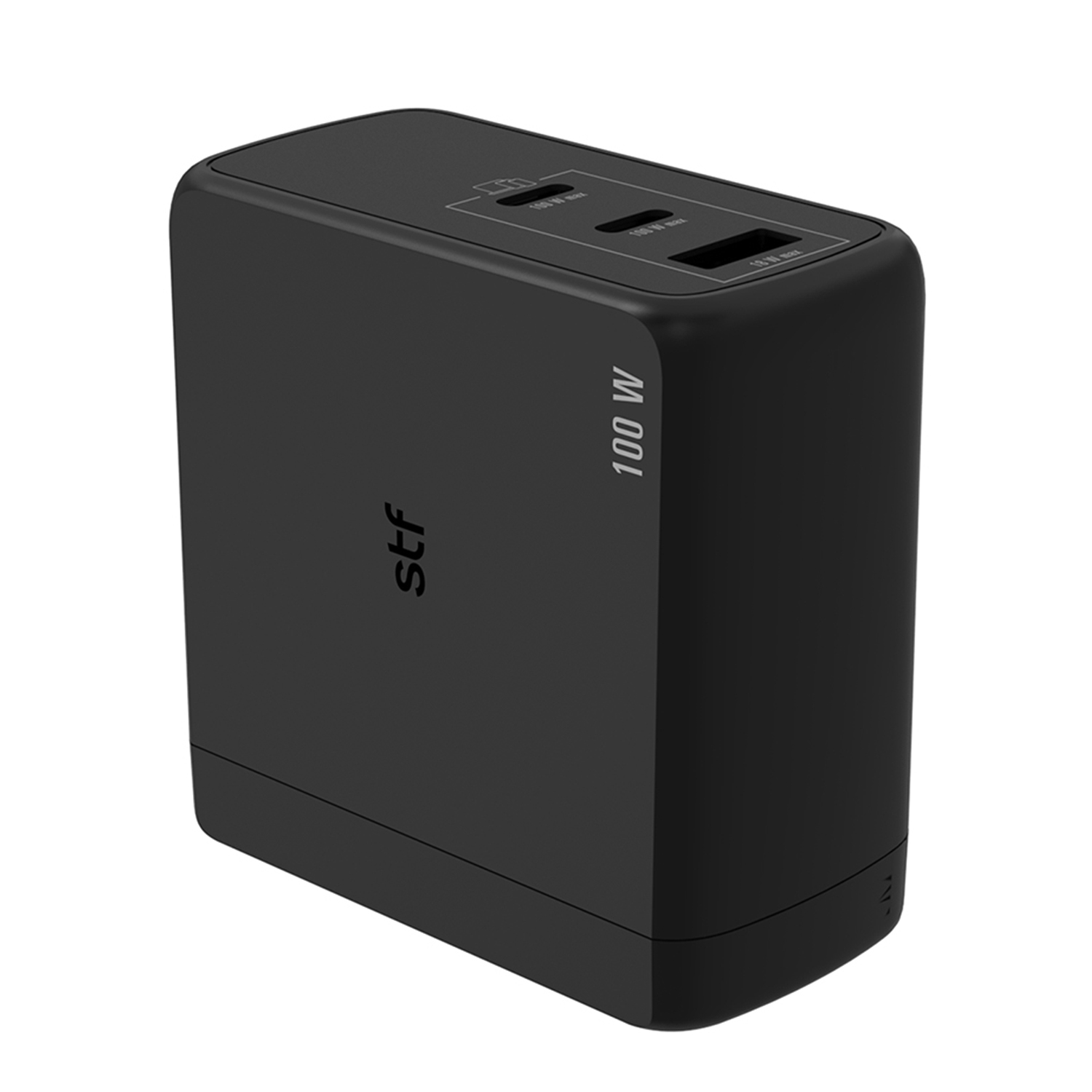 Cargador de Pared STF 100W GAN Usb/2 Tipo C image number null