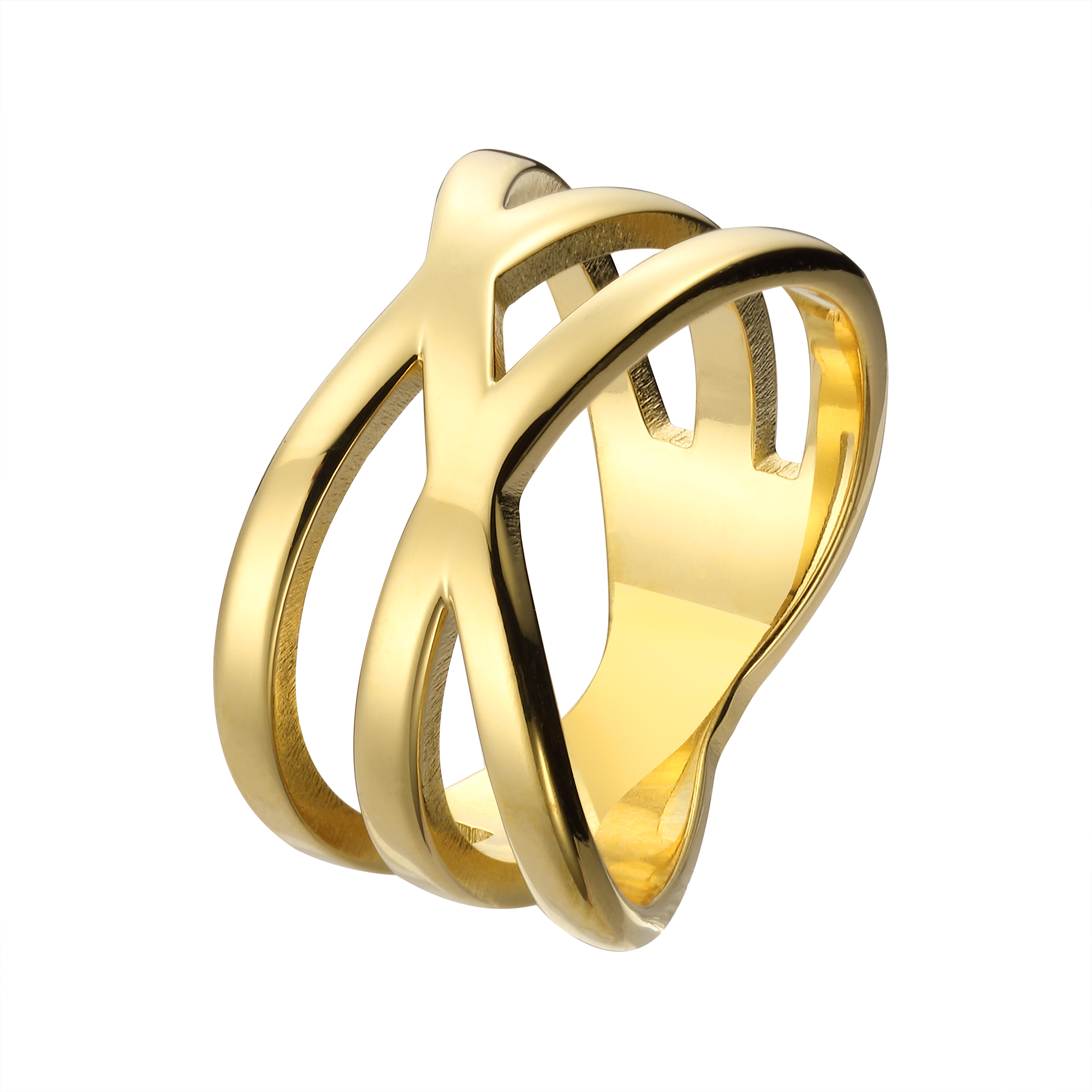 Anillo Dorado Acero Enso image number null