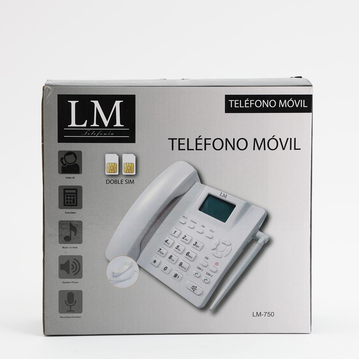 Tel&eacute;fono Inal&aacute;mbrico M&oacute;vil Chip LM-750 image number null