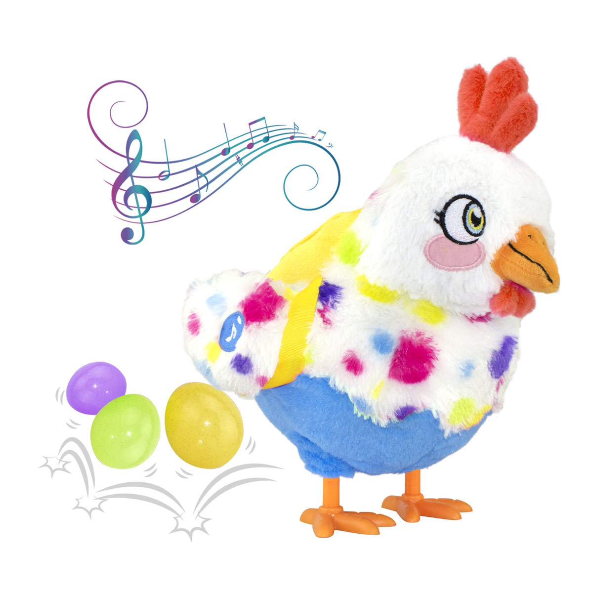 Peluche Electr&oacute;nico Fiesta de Mascotas Roxanne Gallinita image number null