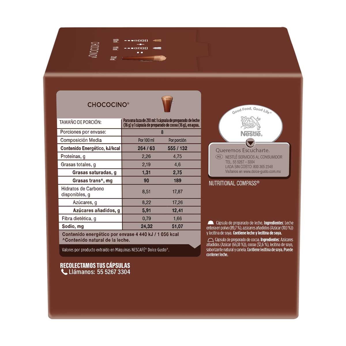 Cápsulas Chococino Nescafé Dolce Gusto image number null