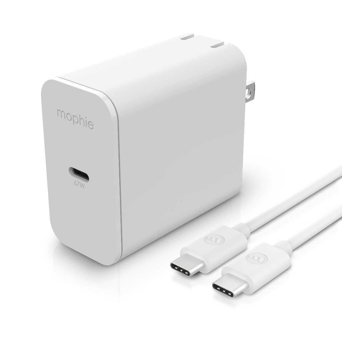 Cargador de Pared Mophie Carga S&uacute;per R&aacute;pida 67W con Cable de USB C a USB C image number null