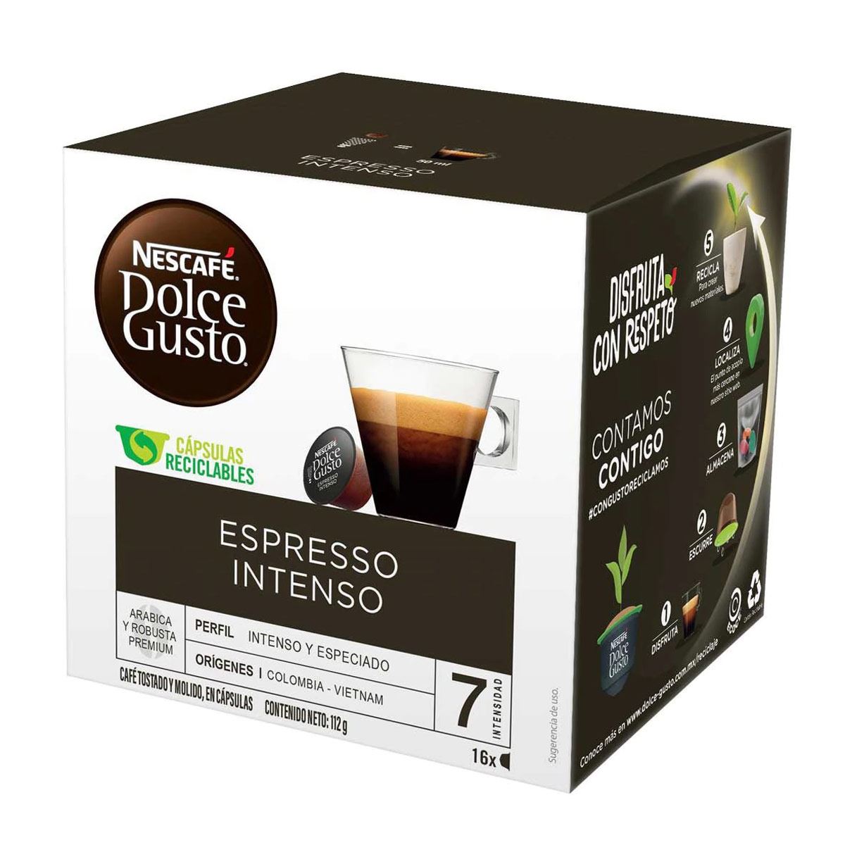 Cápsula espresso intenso 16 piezas image number null