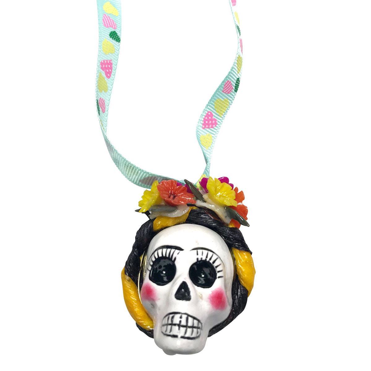 Llavero de coraz&oacute;n Frida - Artesan&iacute;a image number null