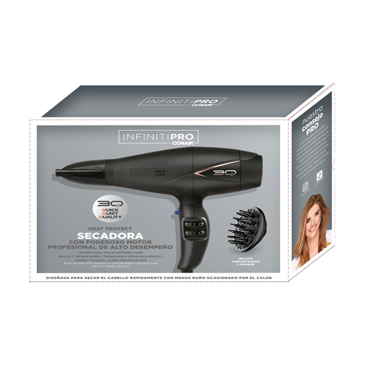 Secadora Blush Less Conair image number null