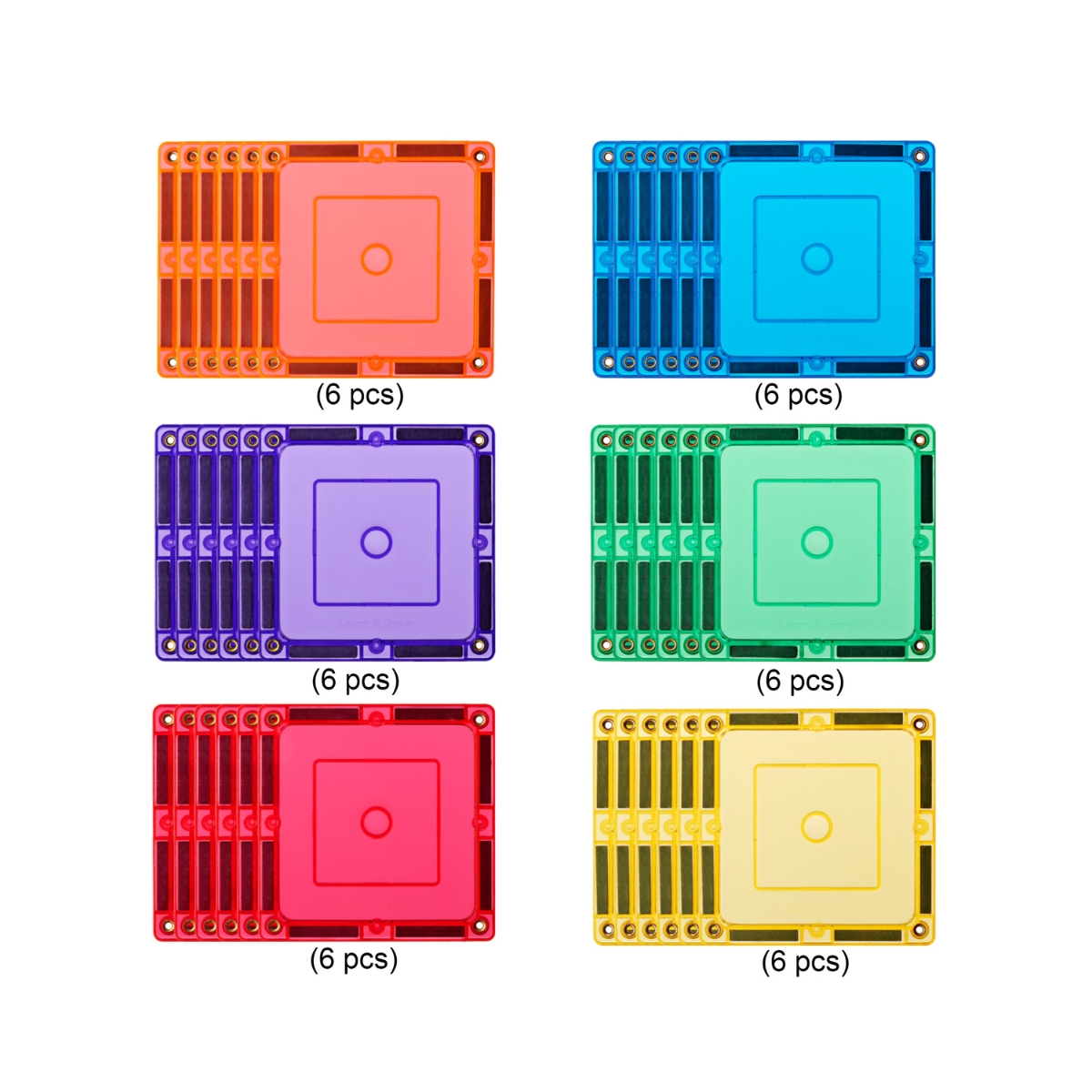 Set Mosaicos Magnéticos Cuadro 36 Piezas Learn & Grow Toys image number null