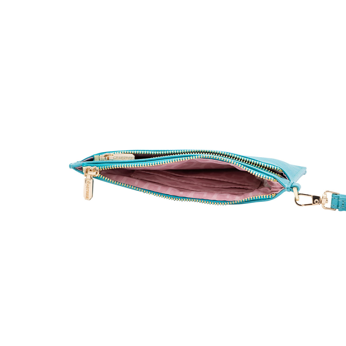 Cartera Crabtree Azul Metálico para Mujer image number null