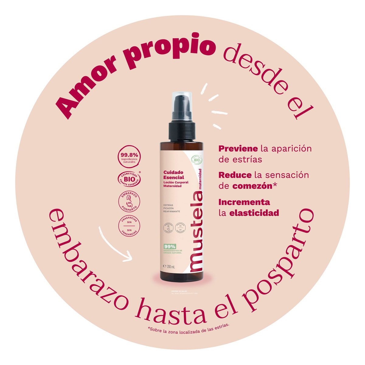 Mustela Loción Corporal de Maternidad 200ml image number null