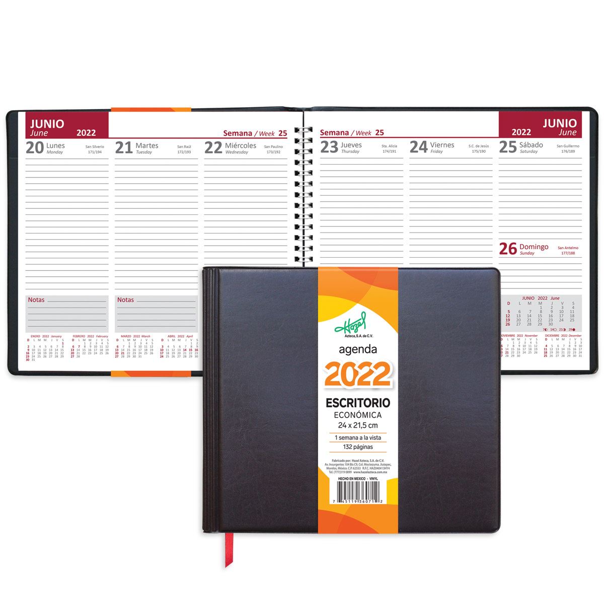 Agenda Escritorio Eco Modelo 360-71 image number null