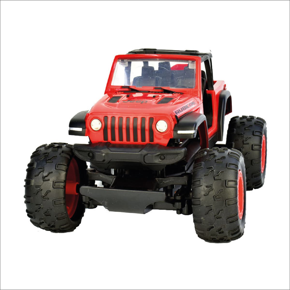 Vehículo de Control Remoto Jeep Wrangler Rubicon Color Rojo TOY SHOCK image number null