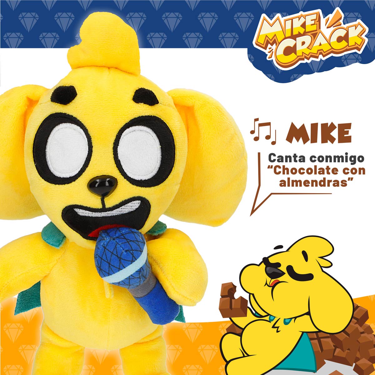 Mike Peluche Interactivo 29cm Mikecrack image number null
