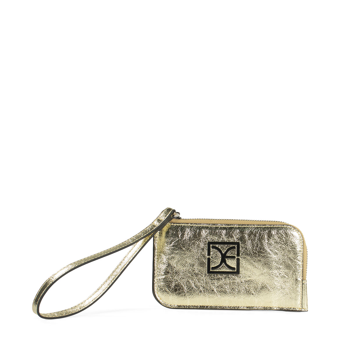 Billetera Porta Documentos Cloe Oro para Mujer image number null