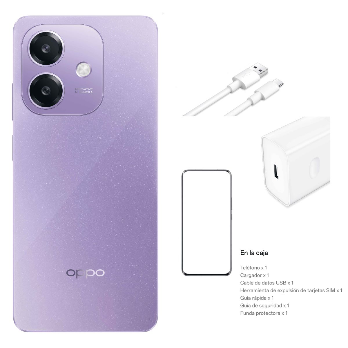 Celular Oppo A40 256GB Lila Telcel R7 image number null
