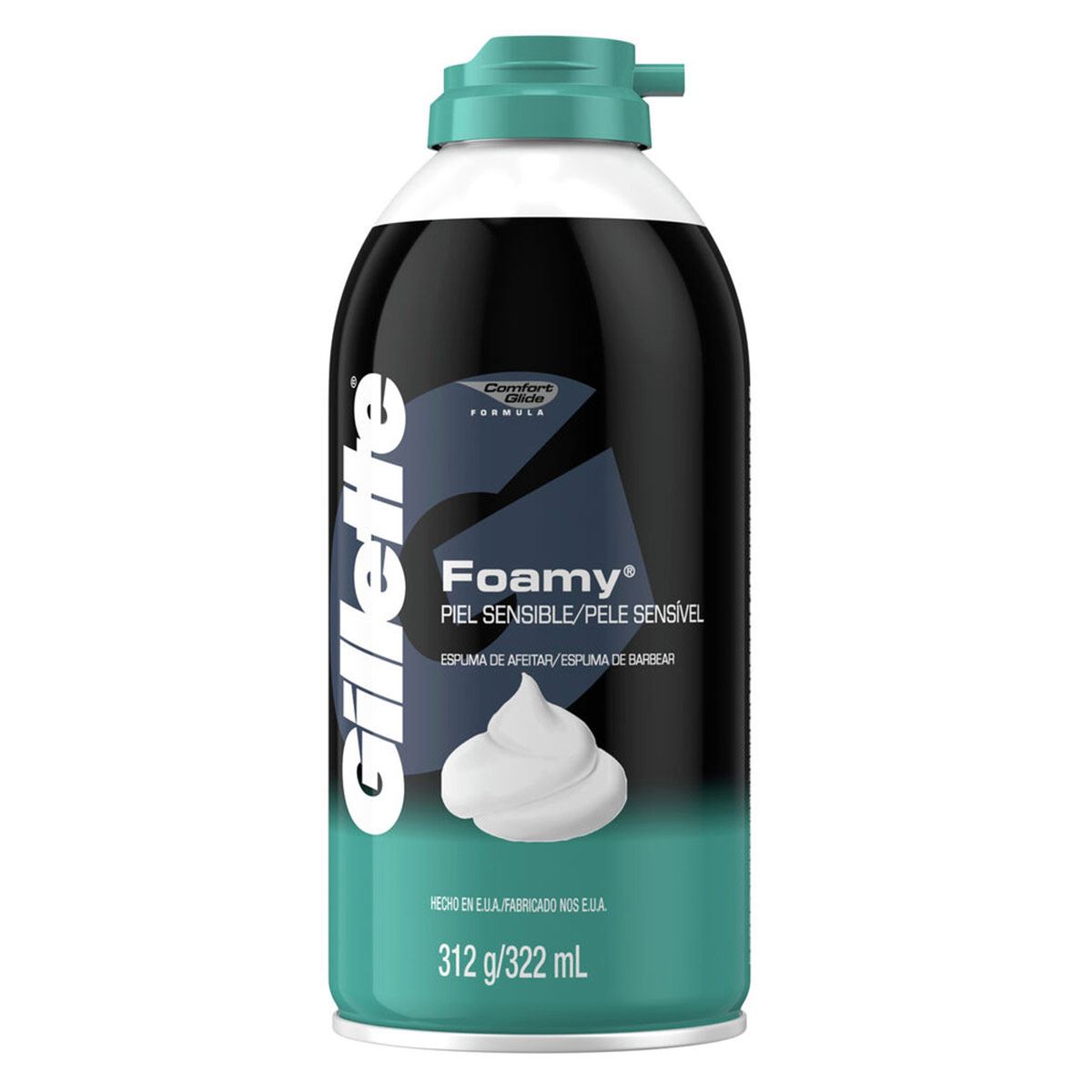 Gillette Foamy Piel Sensible espuma de afeitar 312 g image number null