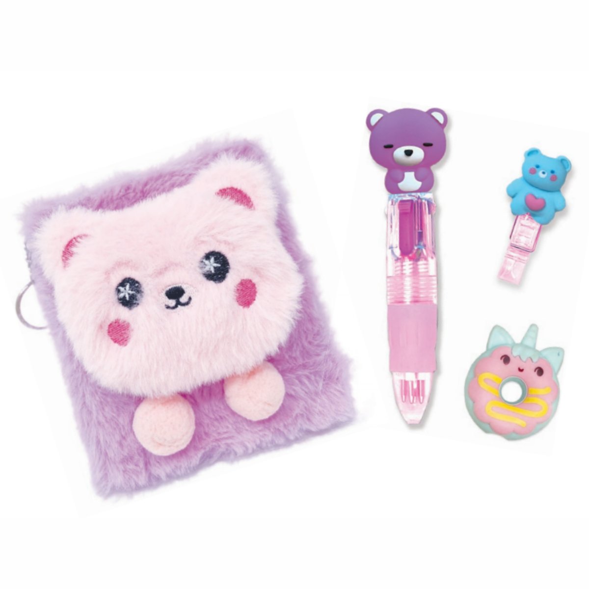 Mini Diario Suave con Accesorios Critter Hot Focus image number null