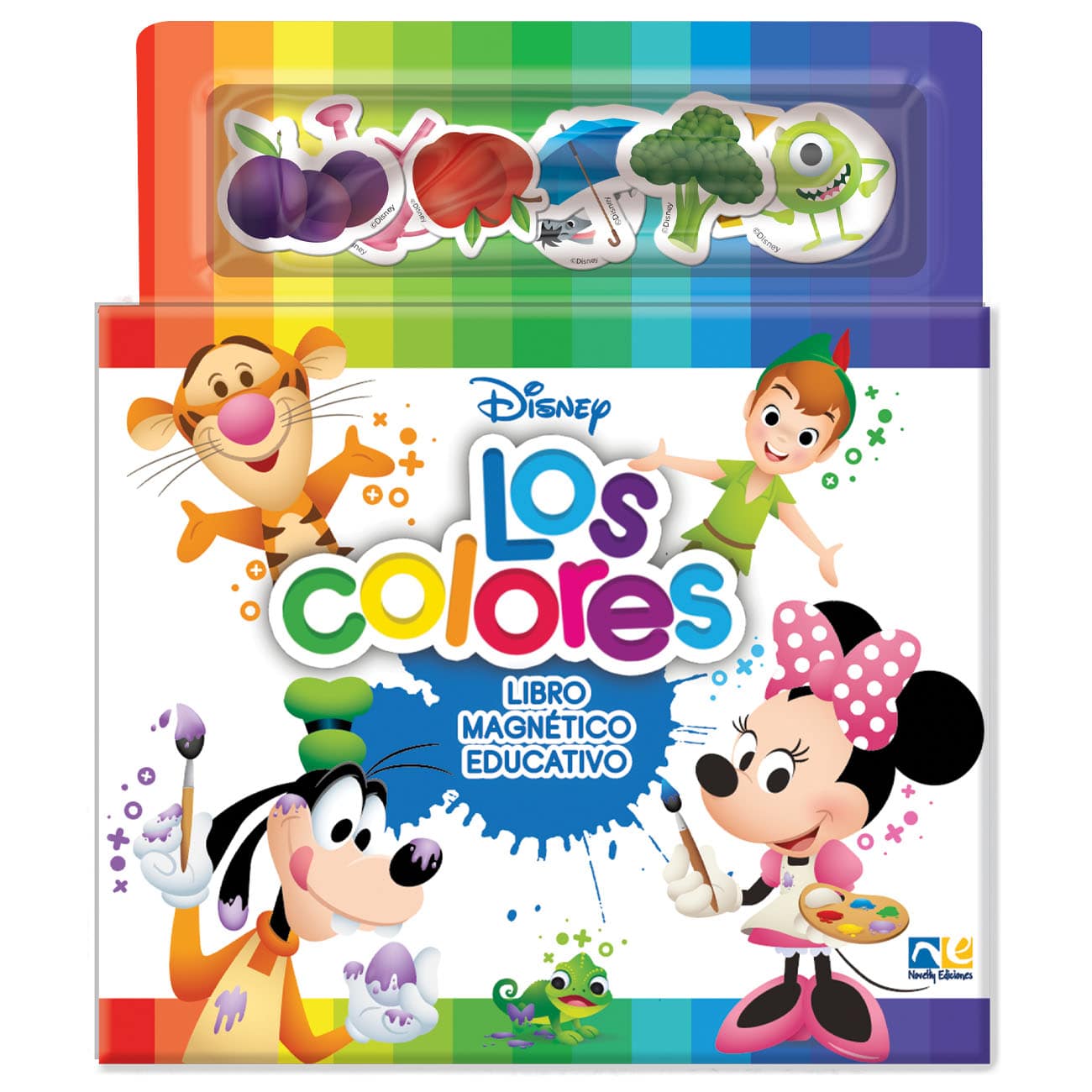 Mini Libro Magn&eacute;tico Los Colores Disney image number null