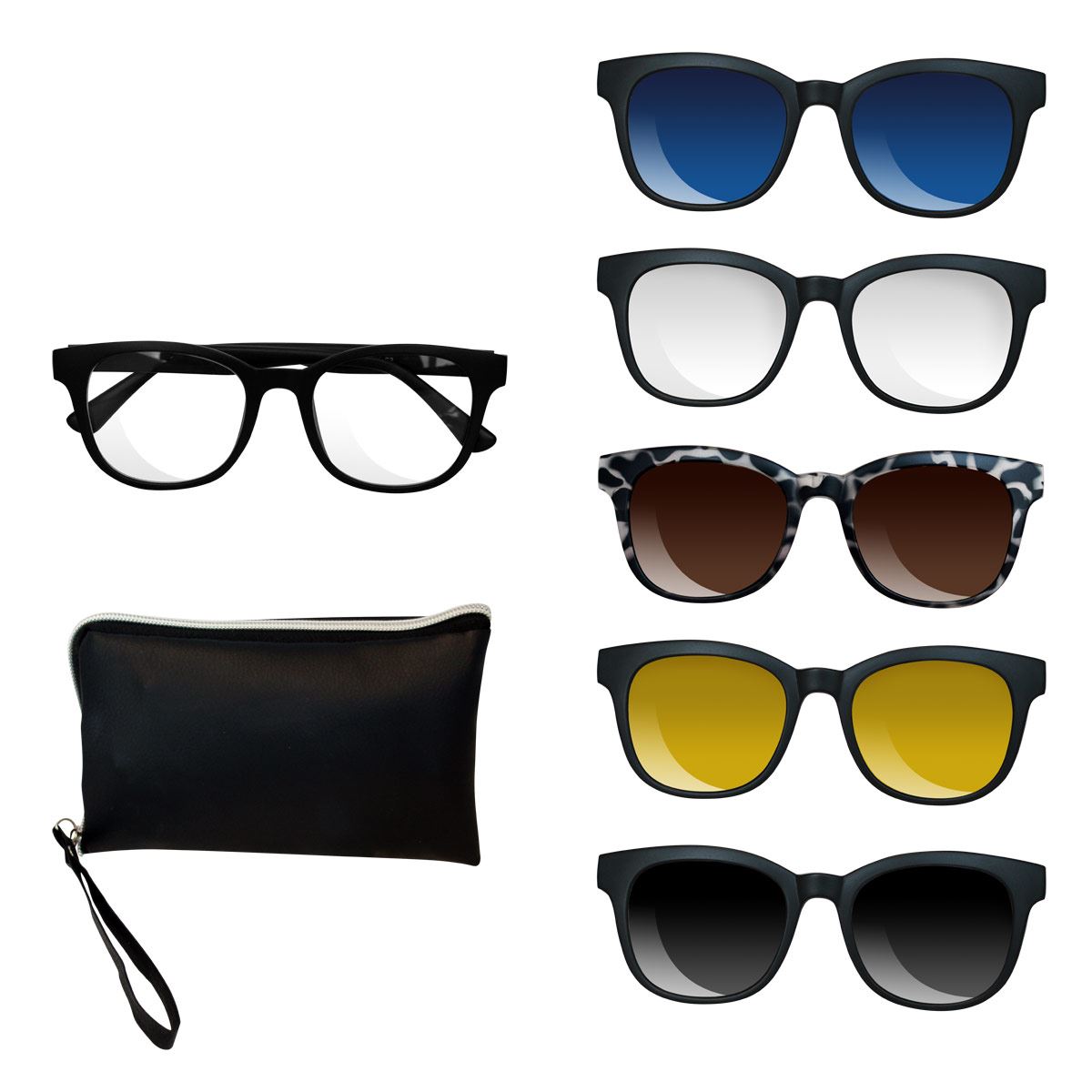 Armaz&oacute;n + 5 Clips Dachuan Negro 2207 Unisex image number null