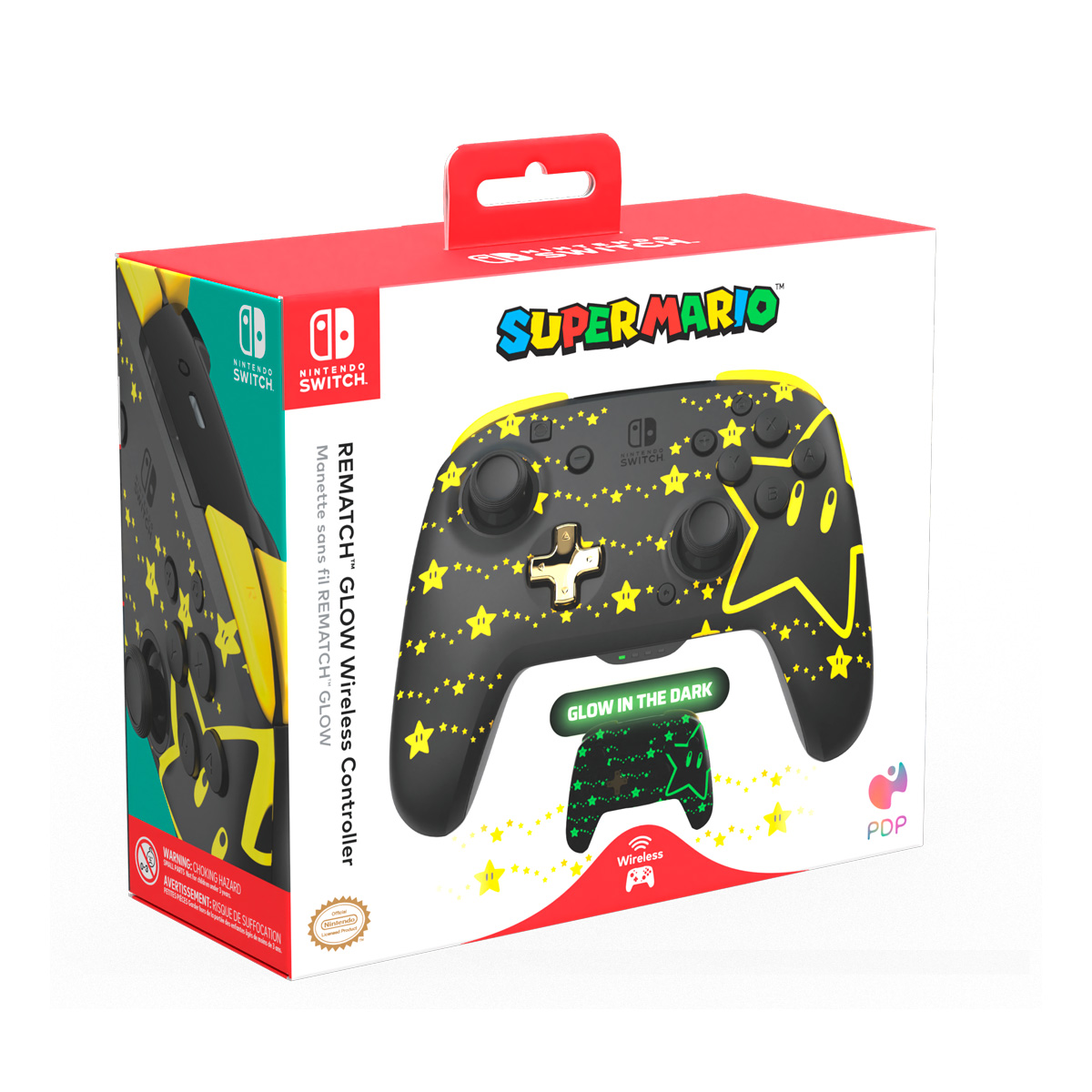 Control Nintendo Switch PDP The Dark Super Star image number null