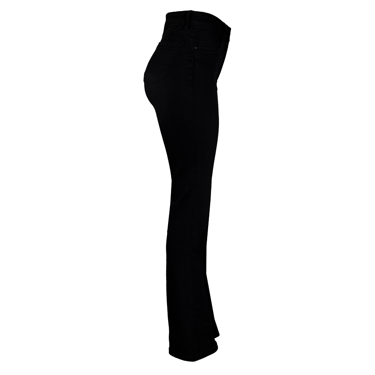 Jeans Acampanado Philosophy Color Negro Talla 11 para Mujer image number null
