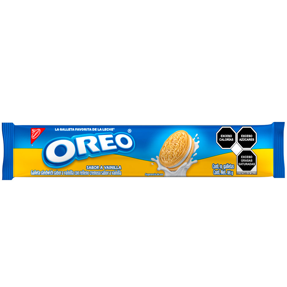 Galletas Sabor a Vainilla 105 g Oreo Golden 1 Paquete image number null