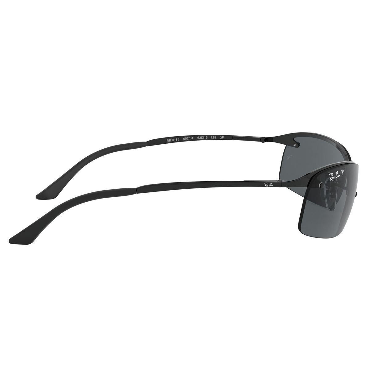 Lente Solar Ray-Ban Gris en Metal Negro image number null