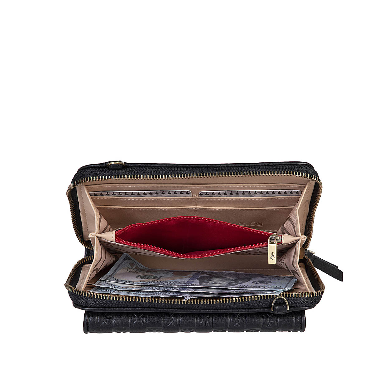 Billetera Híbrida Cloe Negro para Mujer image number null