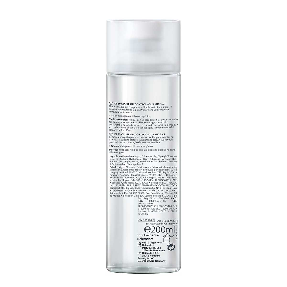 Eucerin DermoPURE Loci&oacute;n Micelar 200ml image number null