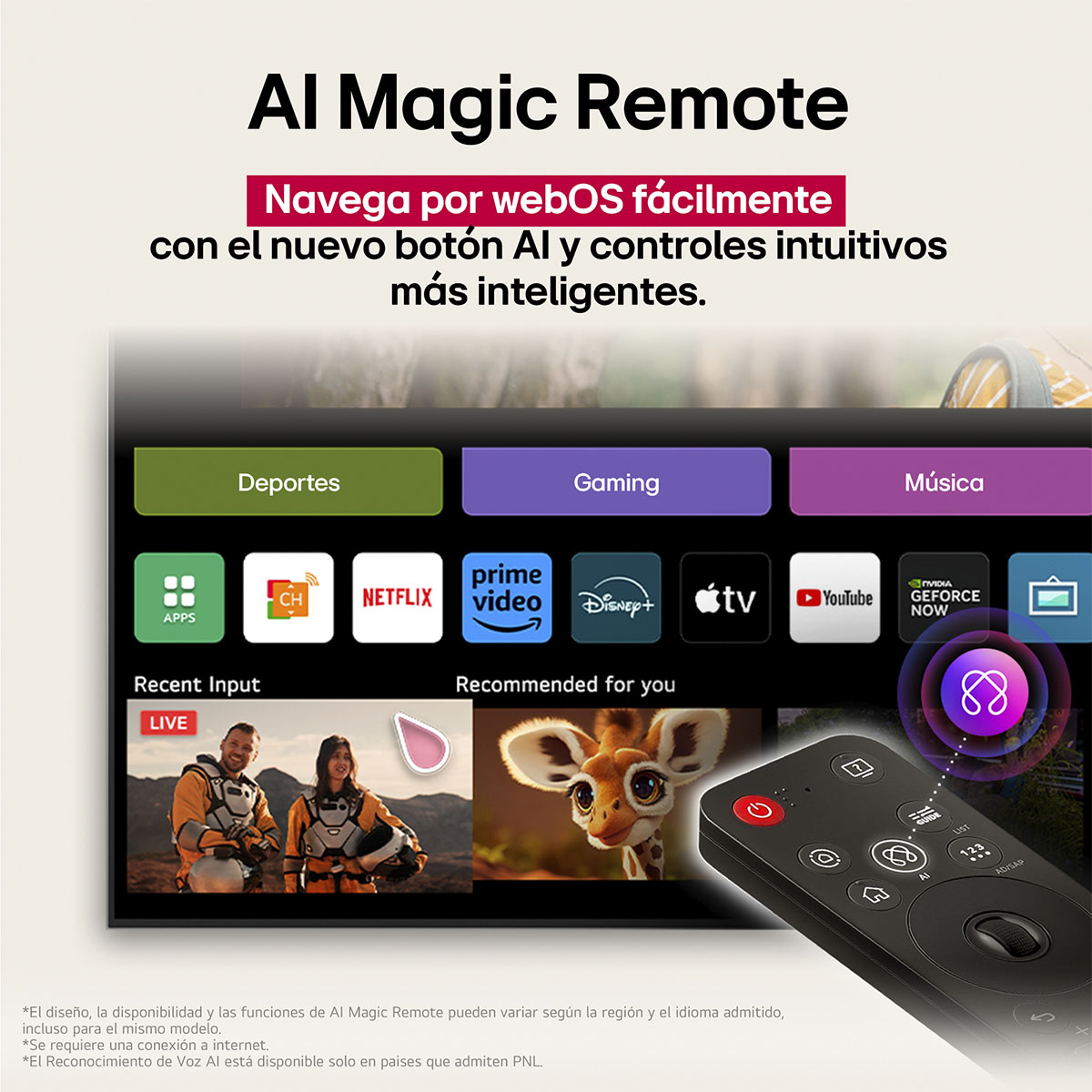 Pantalla LG de 65 Pulgadas 65qned83asg 4k Ai image number null