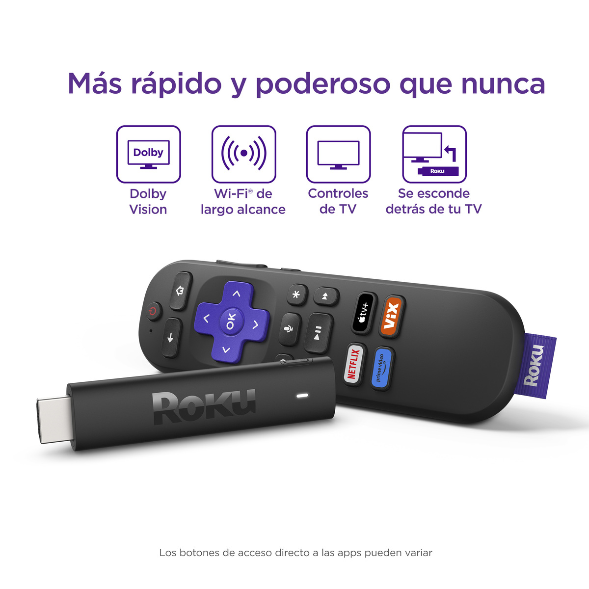 Roku Streaming Stick 4K | Transmite 4K/HDR/Dolby Vision image number null