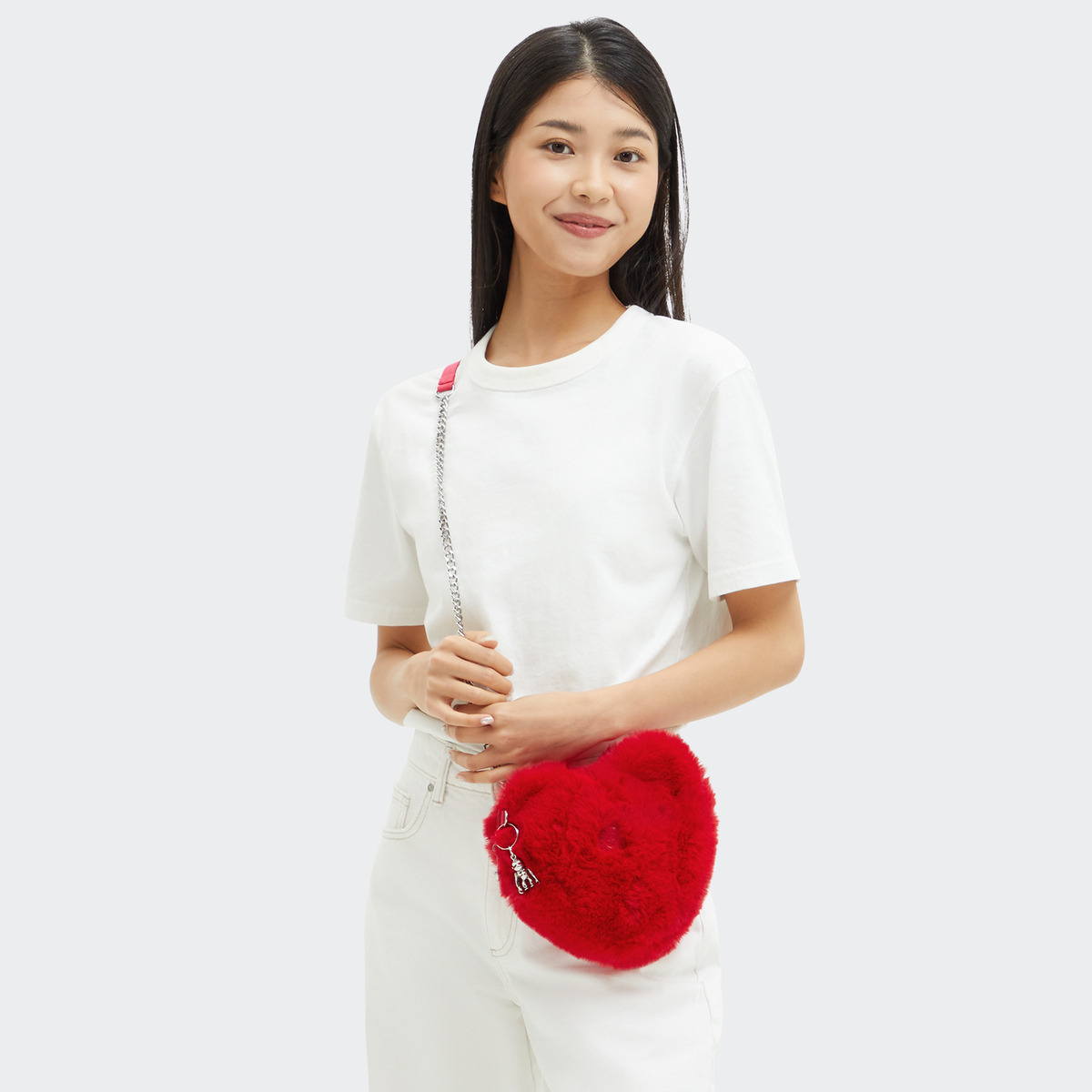 Bolsa Crossbody Kipling Rojo Para Mujer image number null