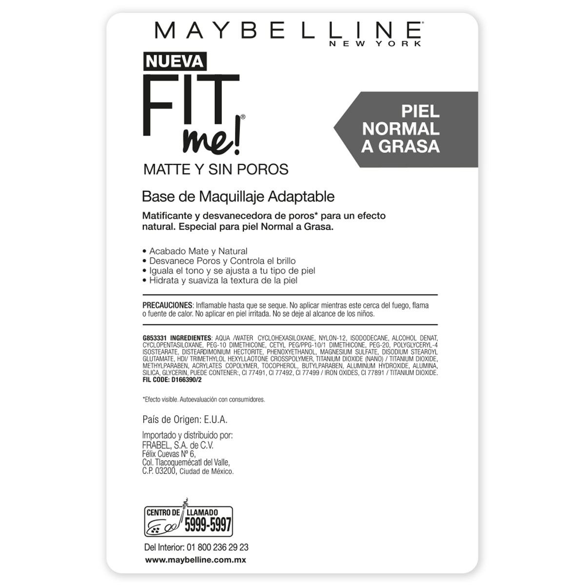 Base de Maquillaje Maybelline New York Fit Me 235 Pure Beige 30ml image number null