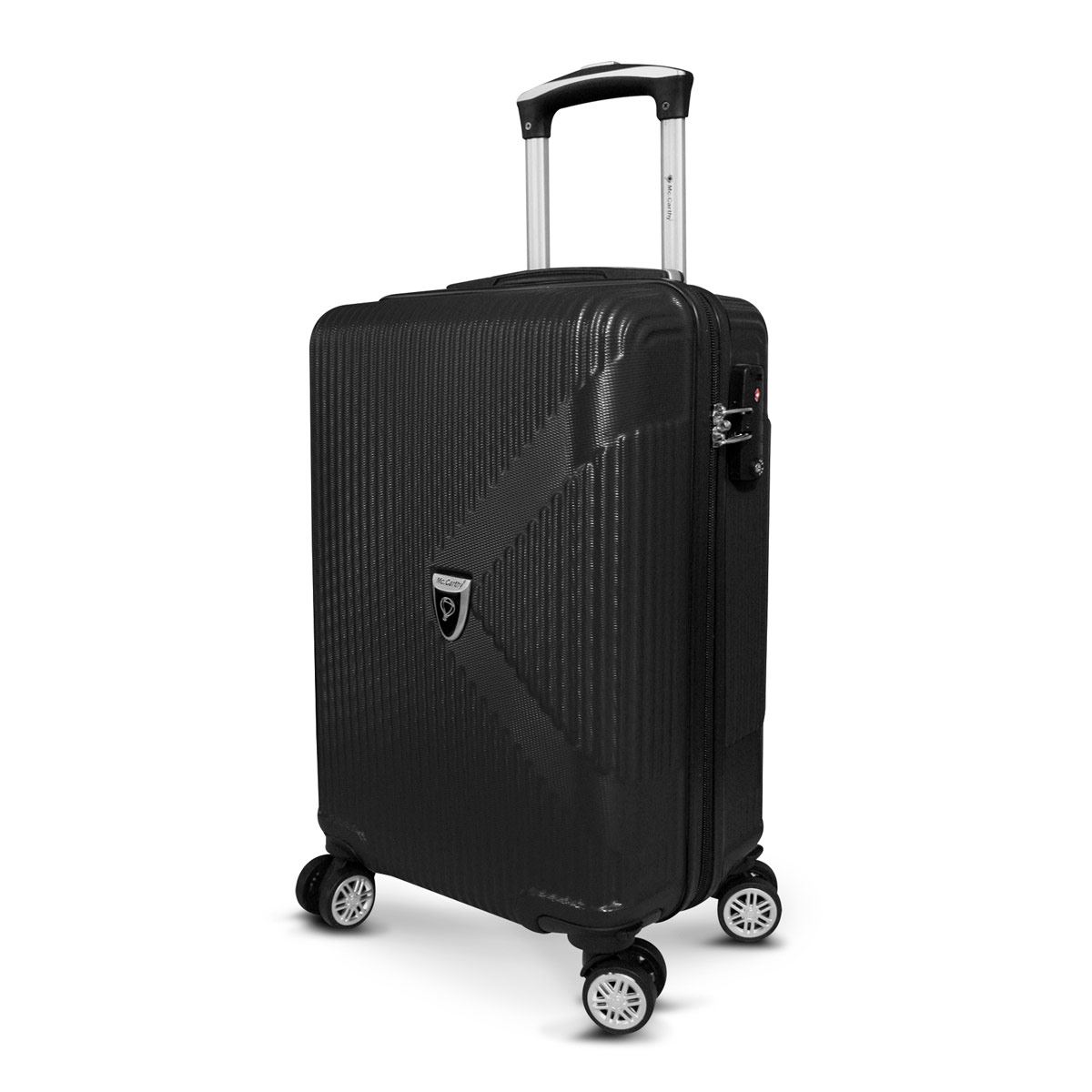 Maleta con Ruedas de Viaje Mc Carthy Negro Inizio 18",Maleta Expandible de 18 image number null