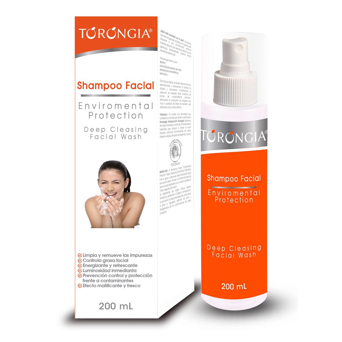Shampoo Facial Astringente Enviromental Protectión 200 ml image number null