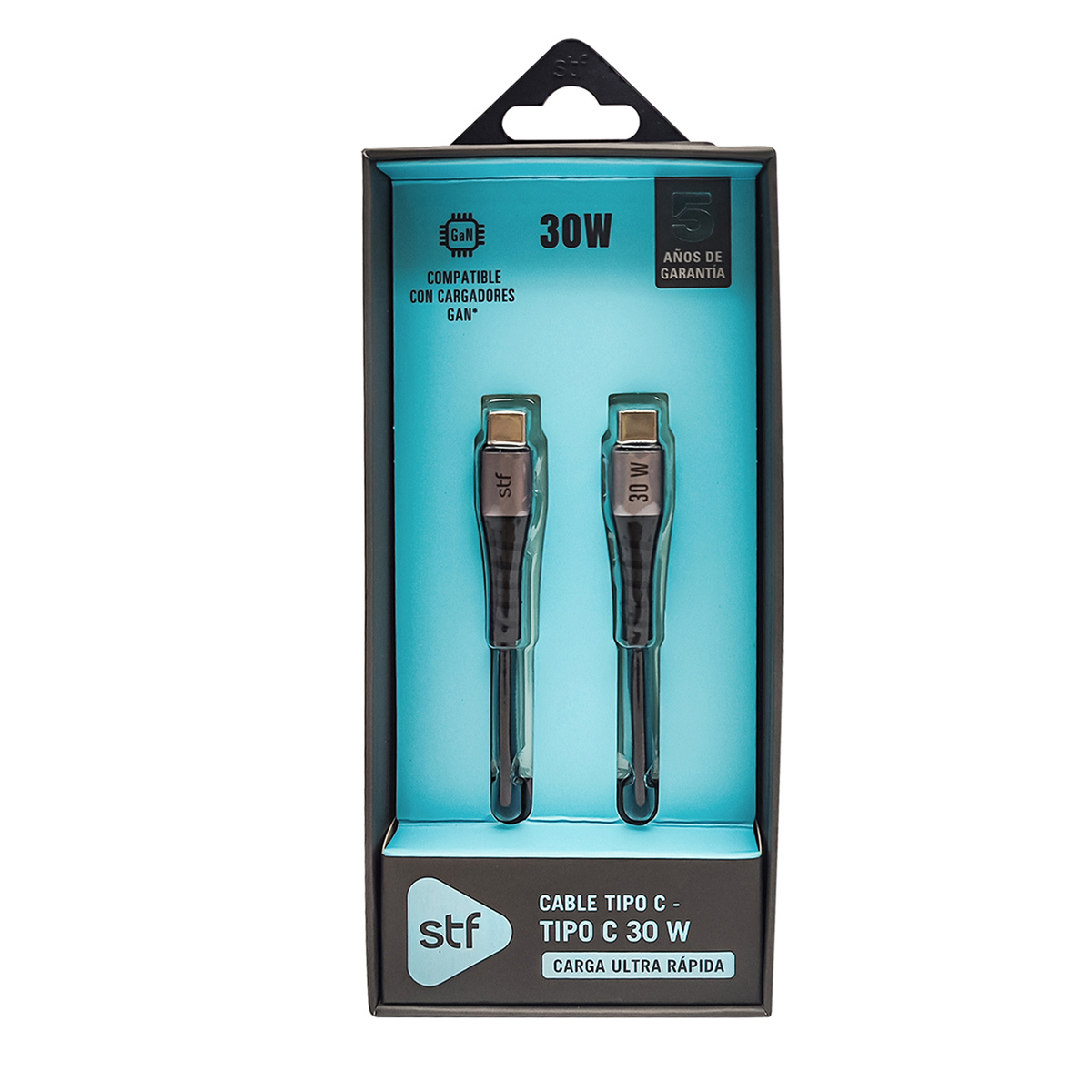 Cable Tipo C a Tipo C 30W image number null