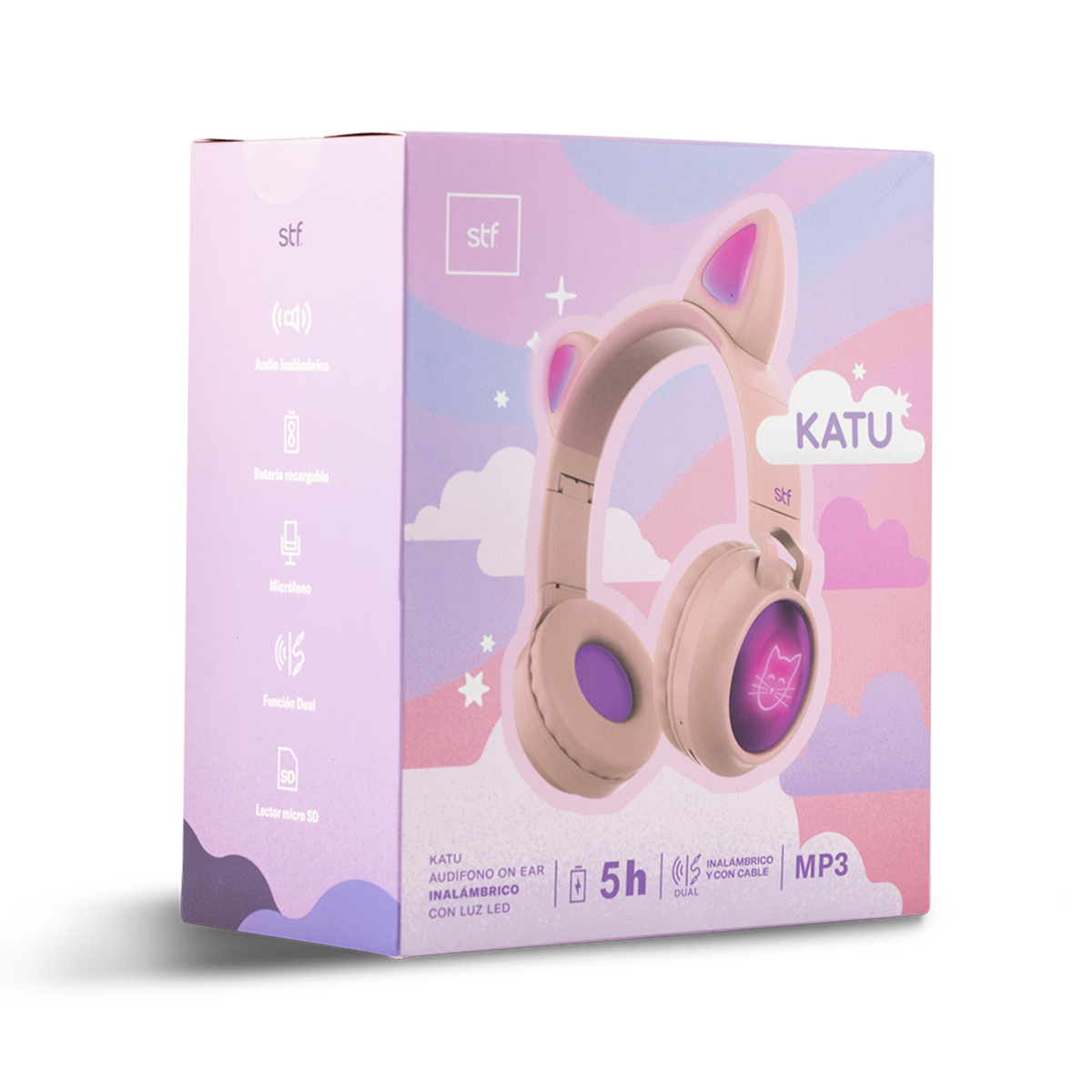 Audífonos STF Katu On Ear rosa image number null