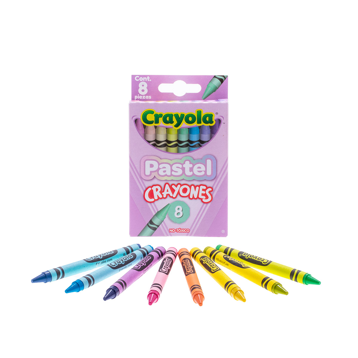 8 Crayones Tonos Pastel Crayola image number null