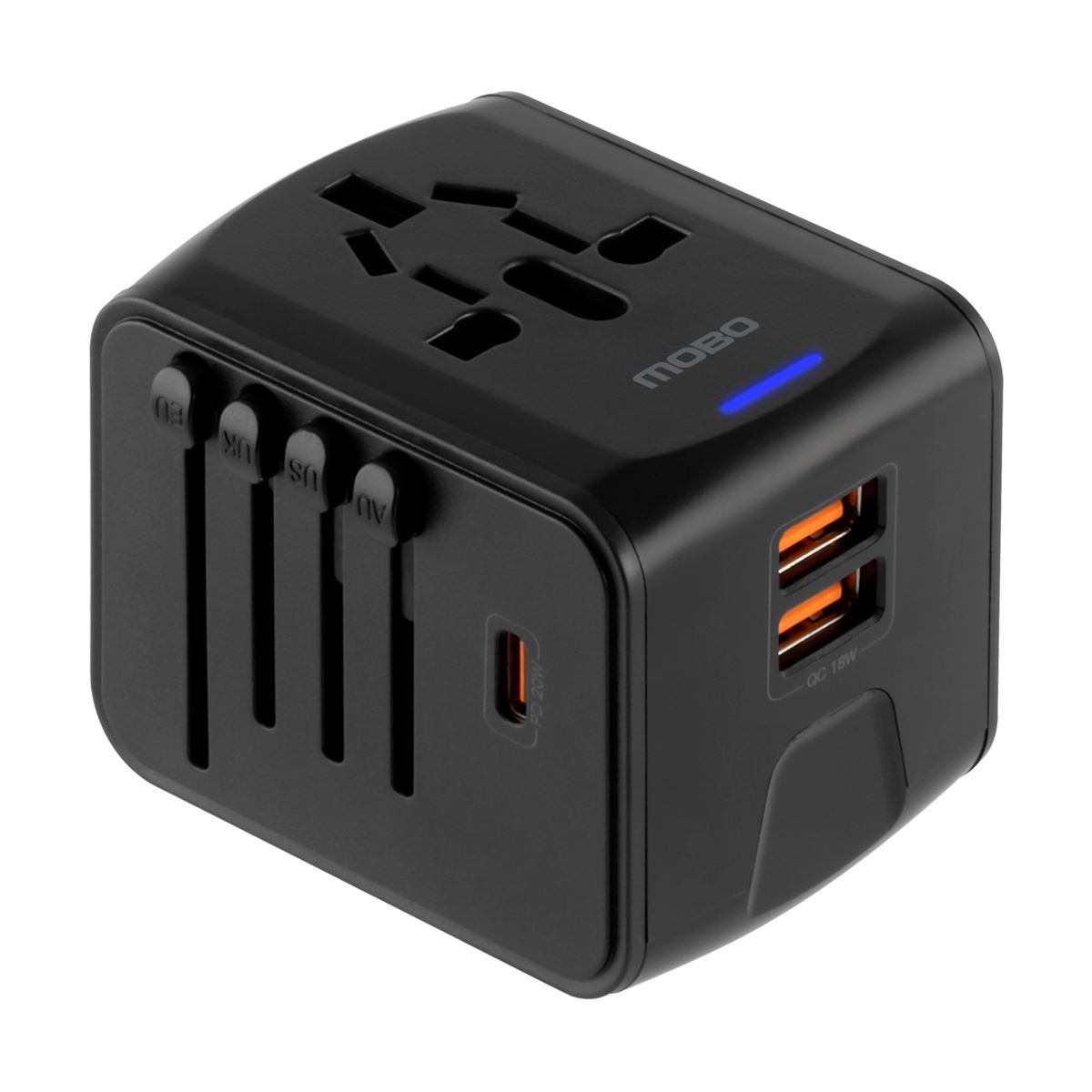 Cargador de Pared Mobo Viaje 2 Puertos Usb A/Usb C 20W image number null