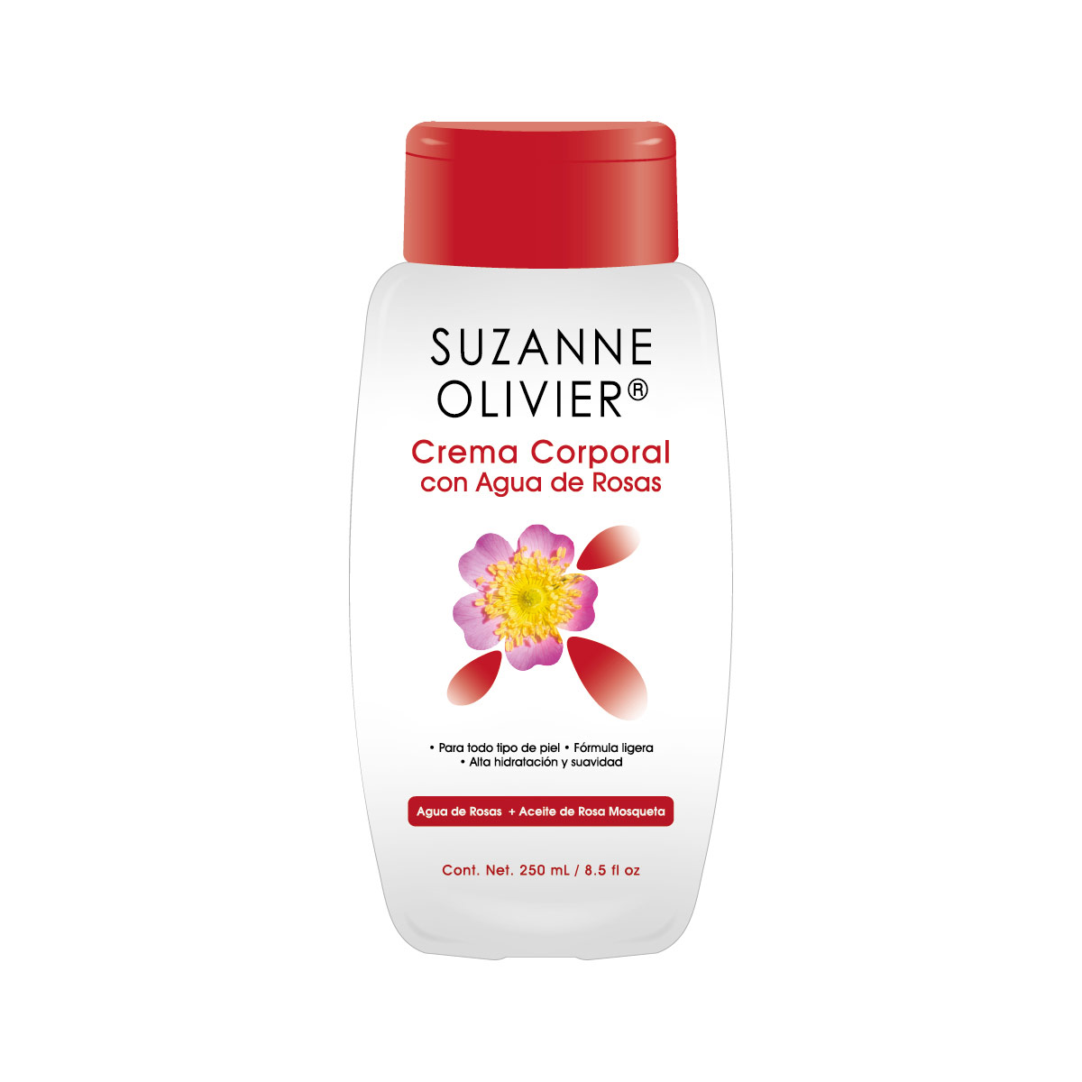 Crema Corporal con Agua de Rosas Suzanne Olivier image number null