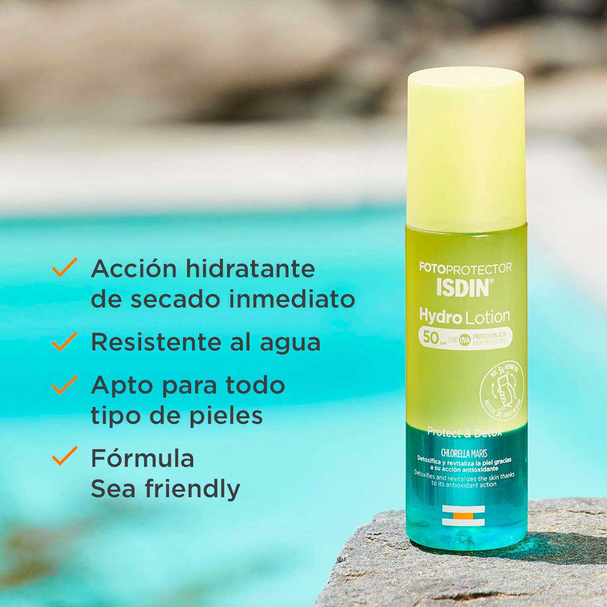 Fotoprotector Hydrolotion SPF50 200ml Bloqueador Corporal image number null