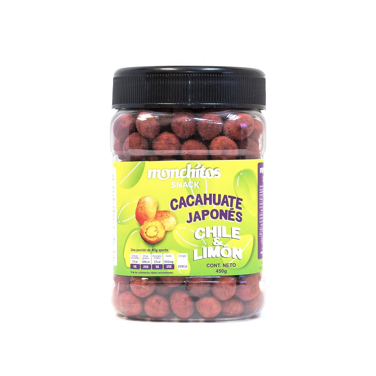 Cacahuate Japones Chile Lim&oacute;n 450 g image number null