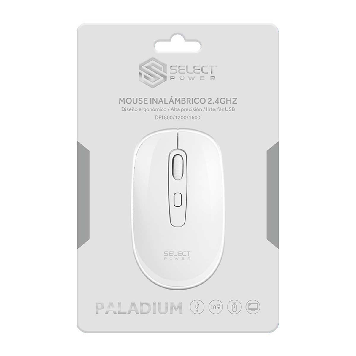 Mouse Inal Select Power Blanco image number null