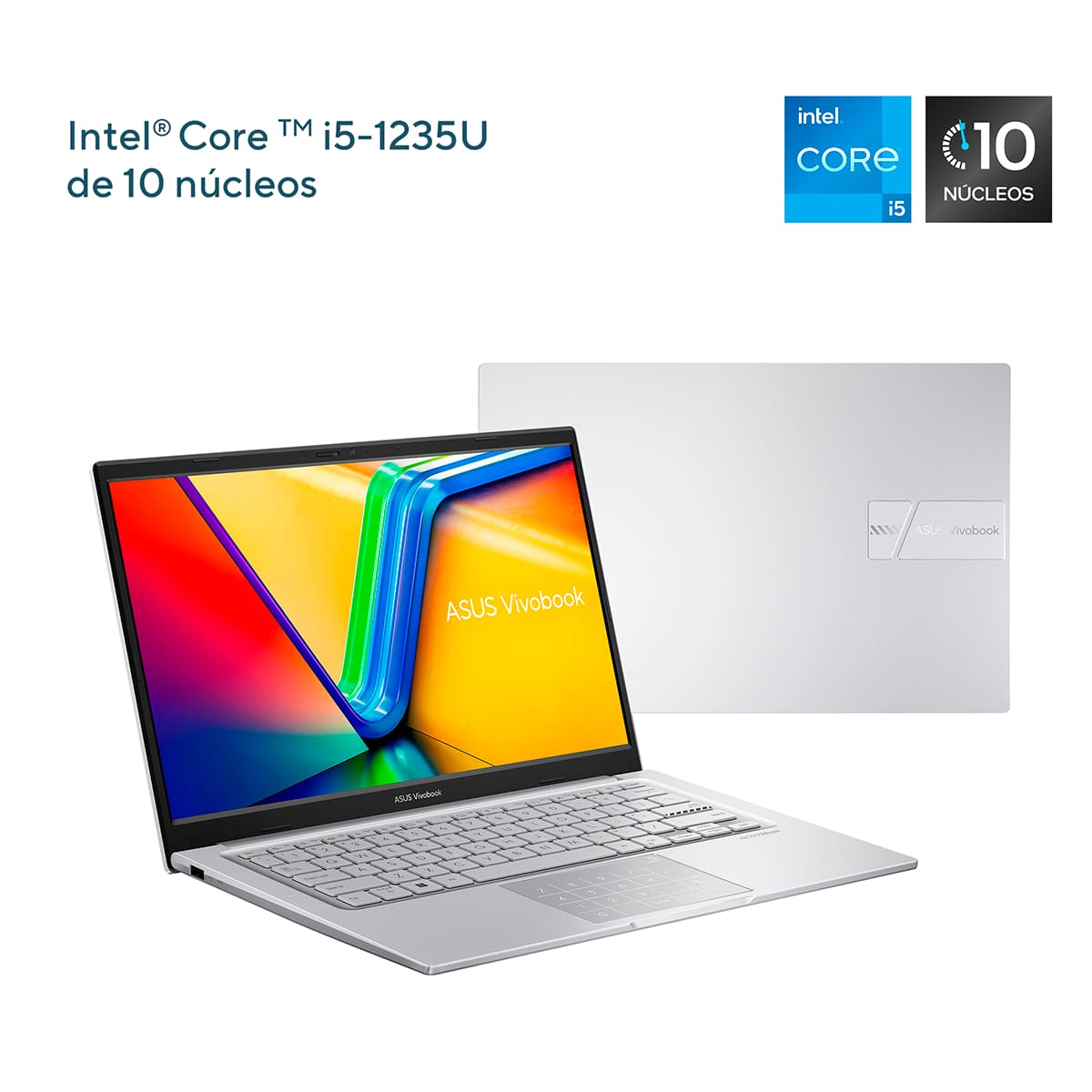 Laptop ASUS VivoBook 14 Pulgadas X1404ZA-NK003W Ci5 1235U 8G 512G Plata image number null