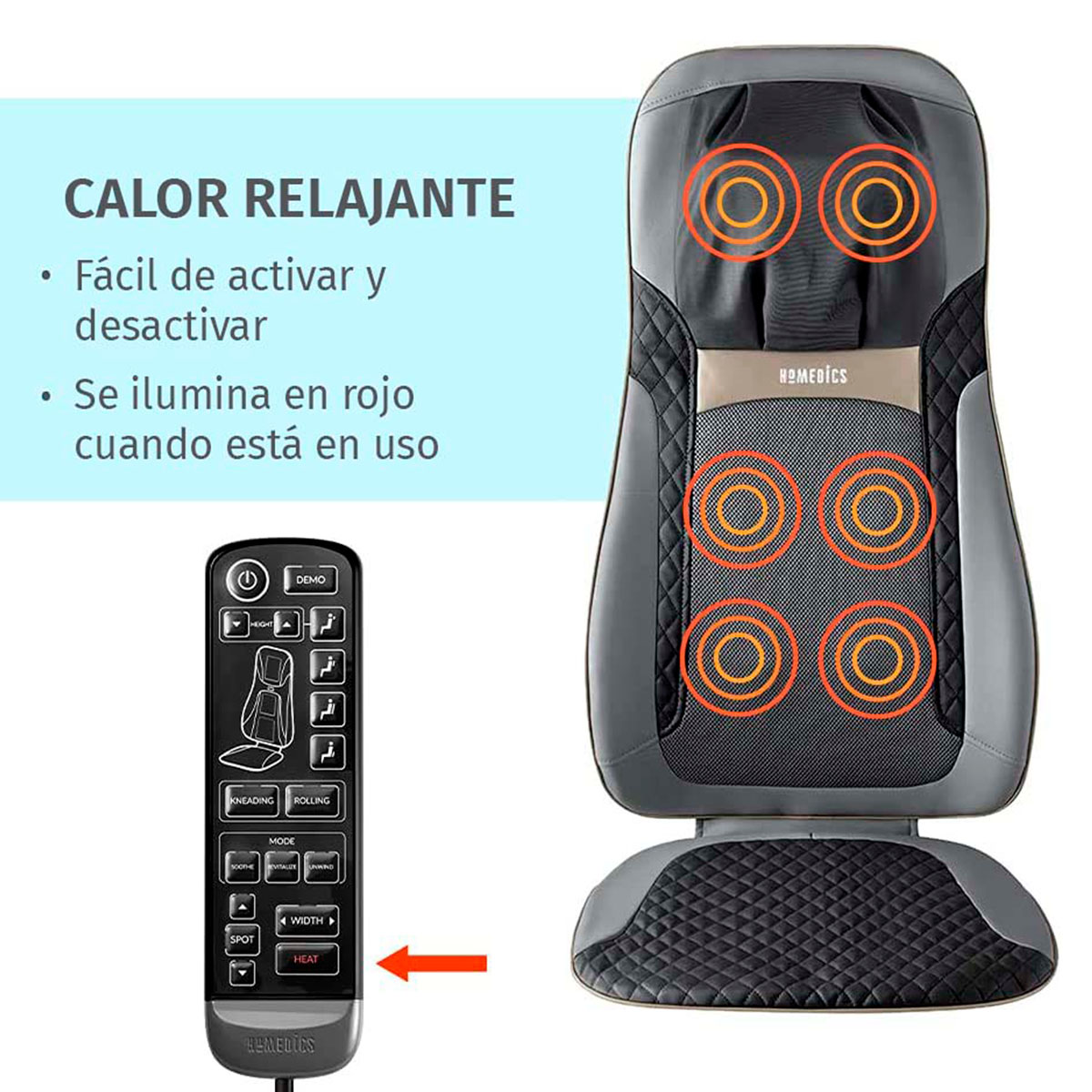 Masajeador de Espalda Shiatsu Elite II HoMedics image number null