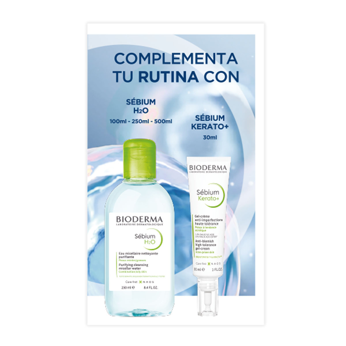 Bioderma Kit-Sebium Gel Moussant 100Ml+Sebium Gel Moussant 200Ml image number null