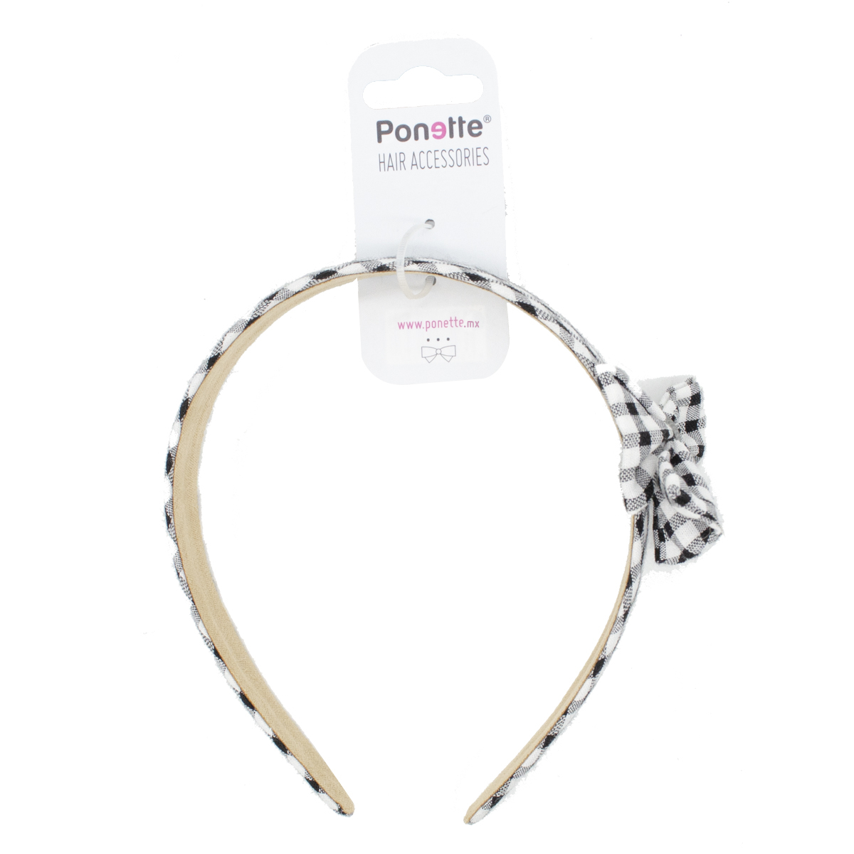 Diadema Infantil Colección Vichy Negro Ponette image number null