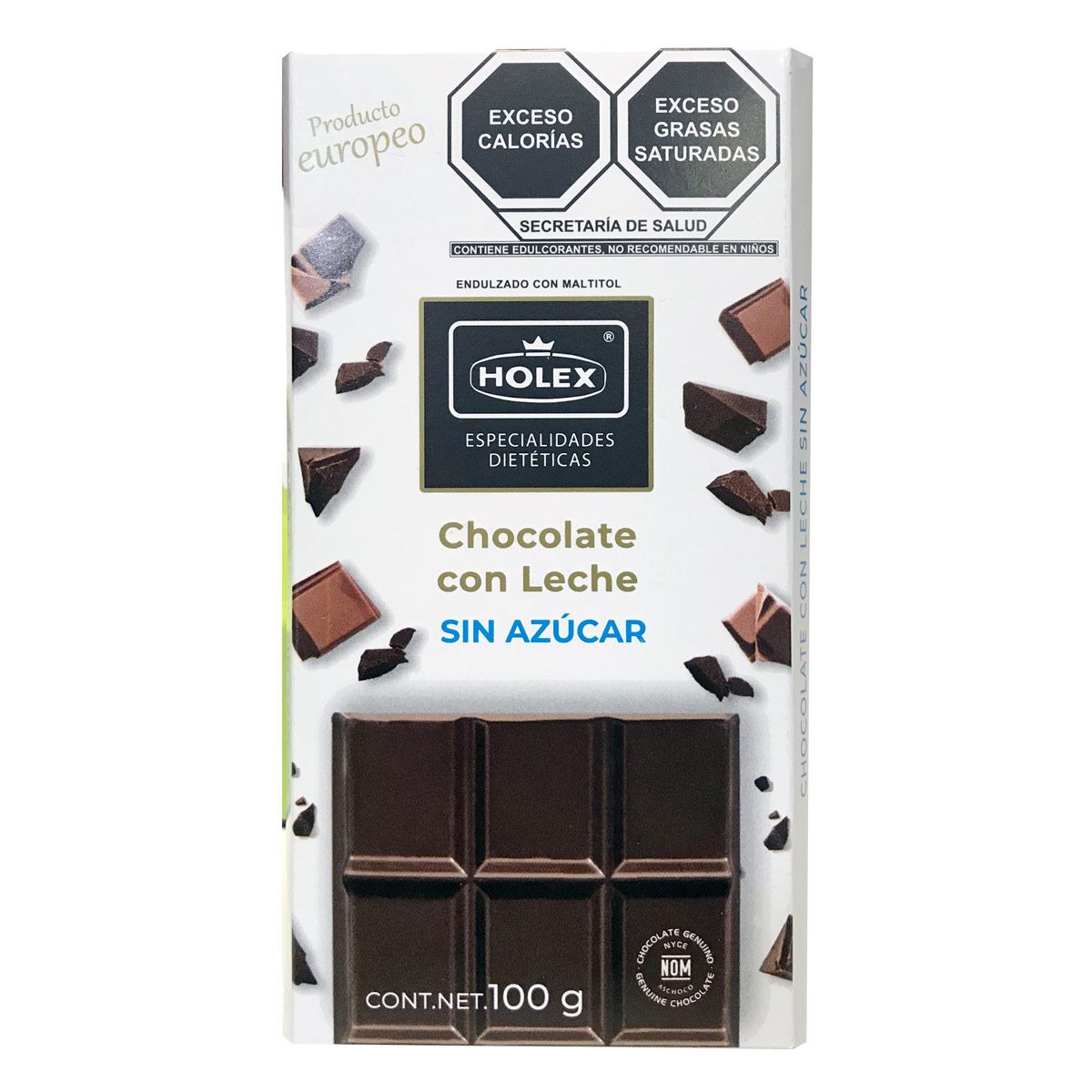 Chocolate Holex Leche Azúcar 100 grs. image number null