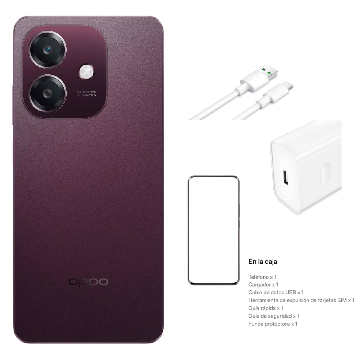 Oppo A40 256GB Café Telcel R6 image number null